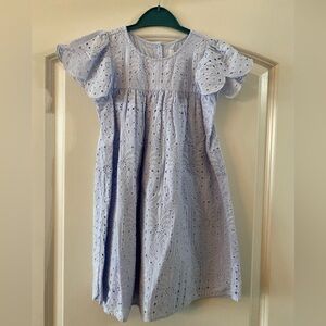 Crown & Ivy Kids Lavender Eyelet Dress / Size 5 / EUC